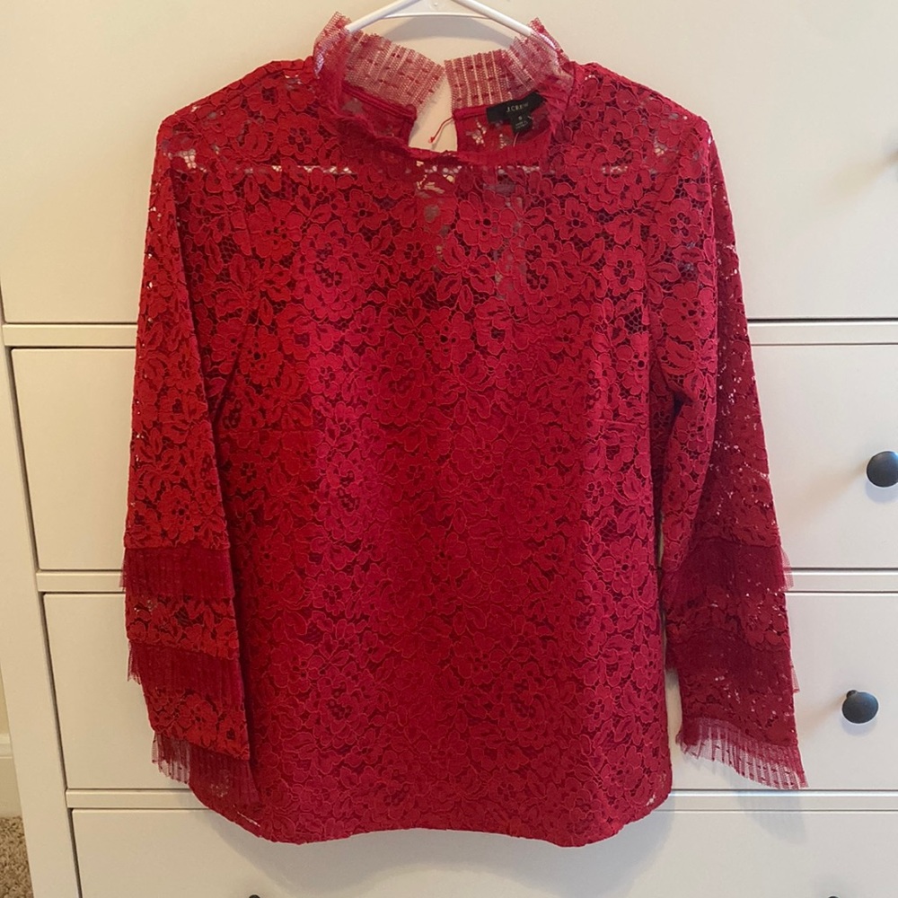 COPY - J Crew Size Small Lace Top